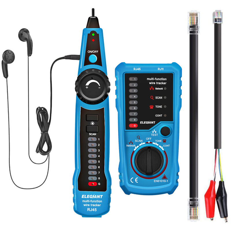 

Buscador de Línea Rastreador de Cables Multifunción para Verificación de Continuidad Telefónica, CE
