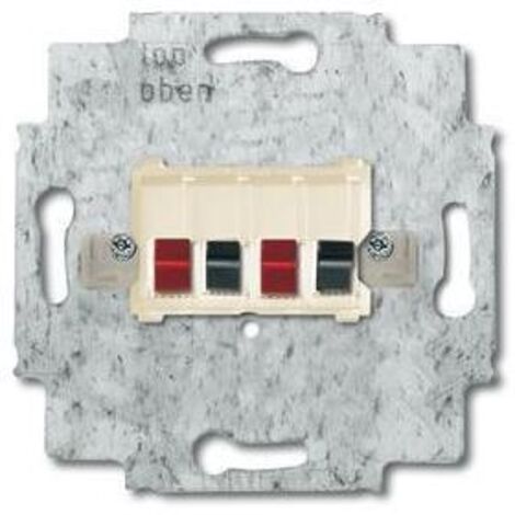 BUSCH JAEGER 0248/02-101 Unterputz-Einsätze, Datenkommunikation, Lautsprecher-Anschlussdose, 2-fac-'1008262'