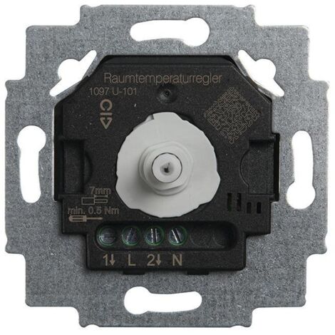 Busch-Jaeger 1097 U-101 Actuador termostático negro gris