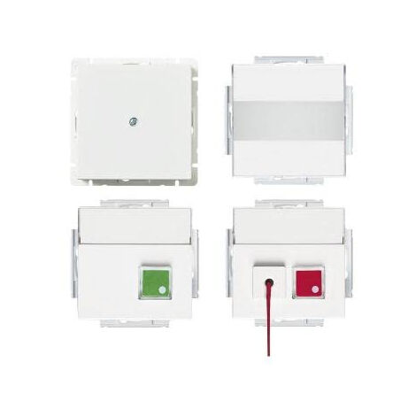BUSCH-JAEGER 1510 UJ-84 RUF-SET FÜR BEHINDERTEN-WC MIT AKKUPUFFER NACH DIN VDE 0834 (2TKA00004631)