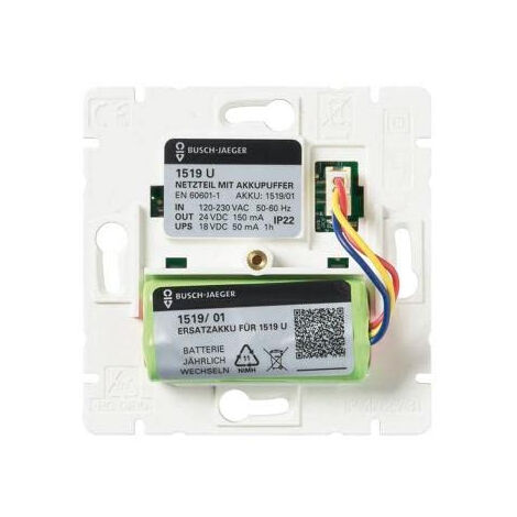 BUSCH-JAEGER 1519 U NETZTEIL MIT AKKUPUFFER (2TKA00004530)