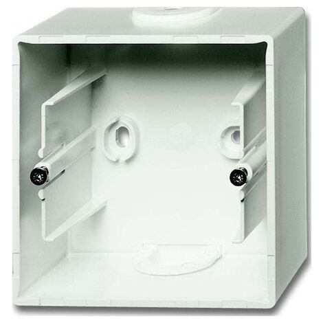BUSCH-JAEGER 1701-884 BOÎTIER APPARENT, SIMPLE PROGRAMMES D'INTERRUPTEURS ENCASTRÉS  FUTURE® LINEAR  BLANC STUDIO MAT