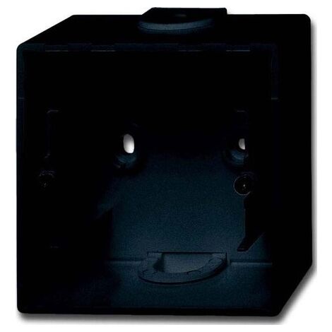 BUSCH-JAEGER 1701-885 BOÎTIER APPARENT, SIMPLE PROGRAMMES D'INTERRUPTEURS ENCASTRÉS  FUTURE® LINEAR  NOIR MAT