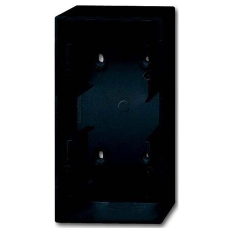 BUSCH-JAEGER 1702-885 BOÎTIER APPARENT, DOUBLE PROGRAMMES D'INTERRUPTEURS ENCASTRÉS  FUTURE® LINEAR  NOIR MAT