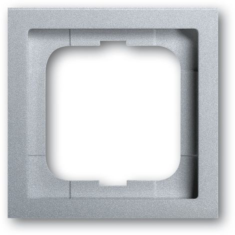 BUSCH-JAEGER 1721-183K PLAQUE SIMPLE, LINEAR PROGRAMMES D'INTERRUPTEURS ENCASTRÉS  FUTURE© LINEAR  ARGENT ALUMINIUM
