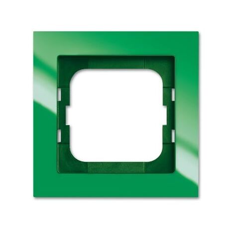 BUSCH-JAEGER 1721-286 ENCADREMENT DE RECOUVREMENT, SIMPLE PROGRAMMES D'INTERRUPTEURS ENCASTRÉS  BUSCH-AXCENT®  VERT