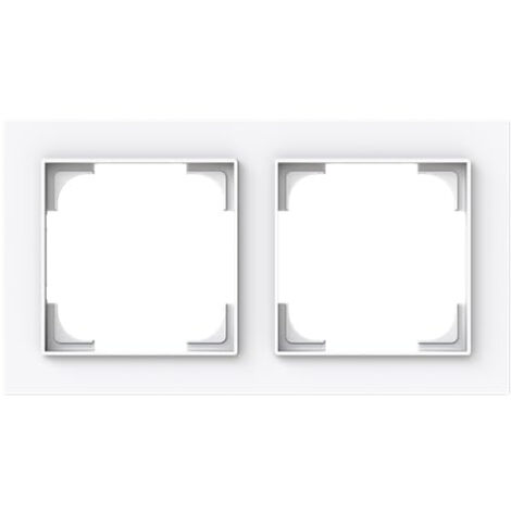 BUSCH-JAEGER 1722-44G 2CKA001754A4845 CADRE DE FINITION DOUBLE BLANC STUDIO