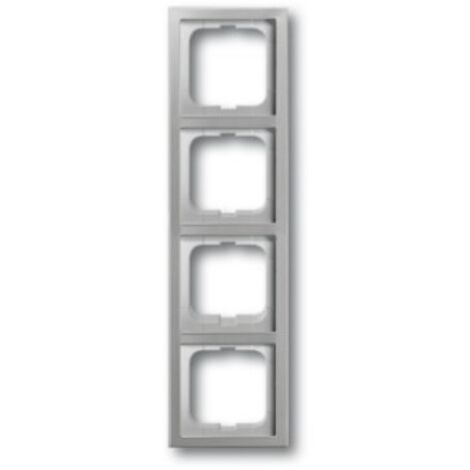 BUSCH JAEGER 1724-866K MARCO PROTECTOR PARA 4 TOMAS ACERO INOXIDABLE