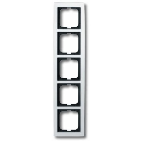 BUSCH-JAEGER 1725-84 PLAQUE QUINTUPLE, SOLO, DAVOS/BLANC STUDIO