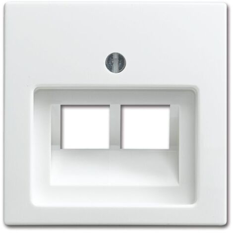 BUSCH-JAEGER 1803-02-914 1803-02-914-CUBIERTA PARA ENCHUFE UAE, IAE, ISDN, COLOR BLANCO
