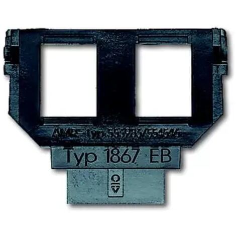 Busch-Jaeger 1867 EB Sockel 2 x 6- und 8-polige Modular-Jack, Kat. 3