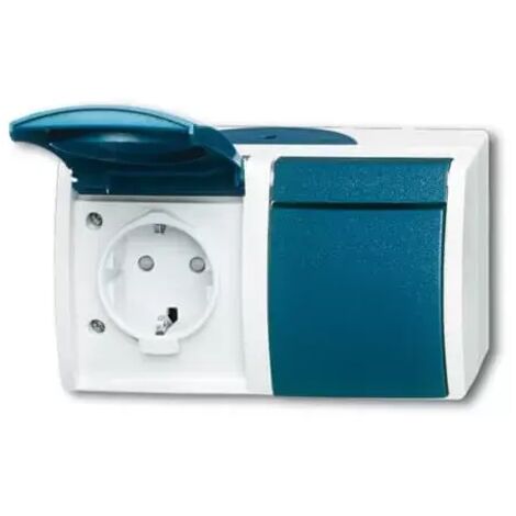 Busch-Jaeger 20/2 EBW-53  SCHUKO® Steckdose mit erh. Berührungsschutz