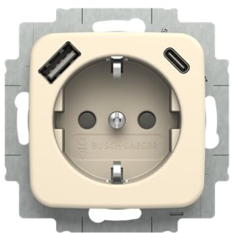 Busch Jaeger 20 EUCB2USBAC-212 prise blanche USB-A+C