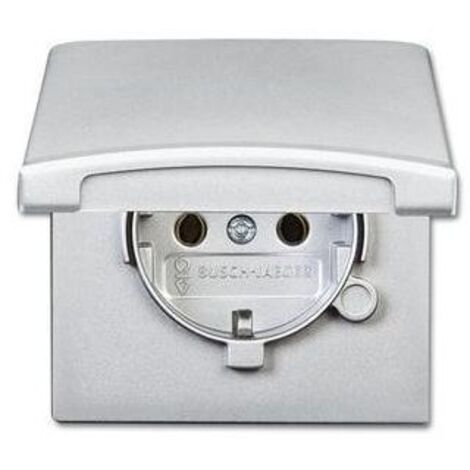 Busch-Jaeger 20 EUGK-33-101  SCHUKO® Steckdosen-Einsatz mit Klappdeckel
