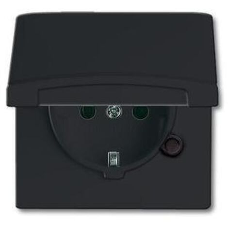 Busch-Jaeger 20 EUGK-35-101 SCHUKO® Steckdosen-Einsatz mit Klappdeckel