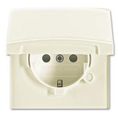 Busch-Jaeger 20 EUGKB-32-101  SCHUKO® Steckdosen-Einsatz mit Klappdeckel