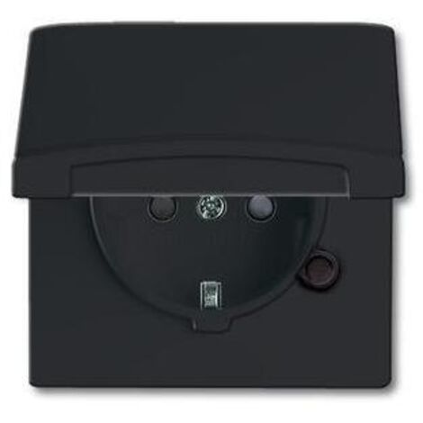 Busch-Jaeger 20 EUGKB-35-101  SCHUKO® Steckdosen-Einsatz mit Klappdeckel