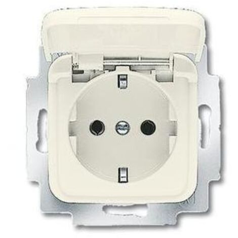 Busch-Jaeger 20 EUK-212 SCHUKO® Steckdosen-Einsatz mit Klappdeckel