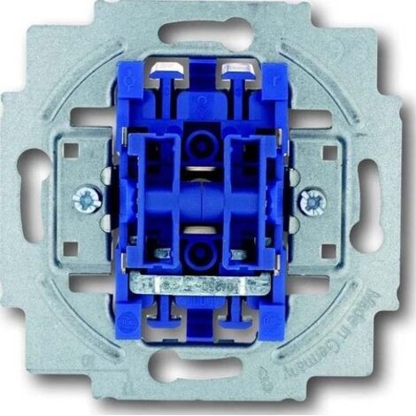 BUSCH-JAEGER 2020US-205 BOUTON-POUSSOIR À MANETTE, BOUTON-POUSSOIR DOUBLE (2 CONTACTS NORMALEMENT OUVERT) PROGRAMMES D'INTERRUPT