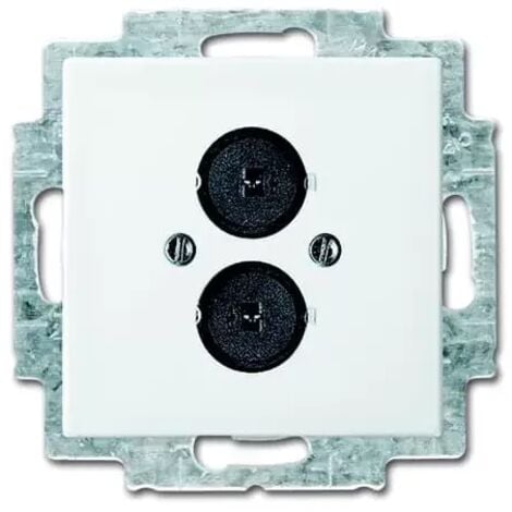 Busch-Jaeger 2147 U-914 Zentralscheibe Lautsprecher 2-fach alpinweiß - Busch-balance SI