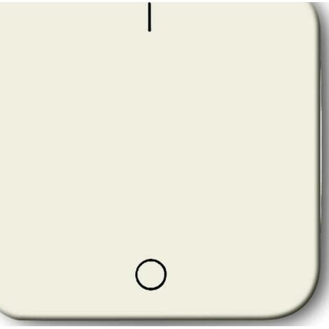 BUSCH-JAEGER 2502-212 PLAQUE DE RECOUVREMENT, INTERRUPTEUR BIPOLAIRE, TRIPOLAIRE, BLANC CRME, DURO 2000 SI