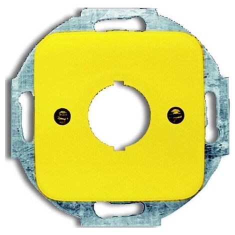 BUSCH-JAEGER 2533-214-15 PLAQUE DE RECOUVREMENT, APPAREILS 22,5 MM, APPAREILS DE COMMANDE, JAUNE, REFLEX SI