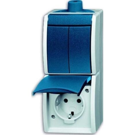 Busch-Jaeger 2601/5/20EW-53-503- Presa Schuko con interruttore a bilanciere