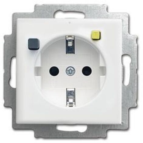 Busch-Jaeger 3120 EUCB-914 FI-SCHUKOMAT SCHUKO® Steckdosen-Einsatz mit Fehlerstrom-Schutzschalter