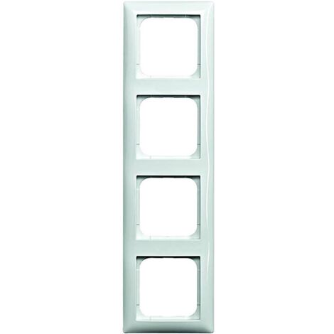 Busch-Jaeger 4 vie Telaio di copertura Busch-balance SI Bianco alpino 1724-914 1 pz.