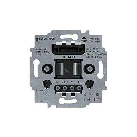 BUSCH-JAEGER 64814 U E-CONTACT-EINSATZ FLEX, 1-FACH, BEWEGUNGSMELDER (2CKA006800A3047)