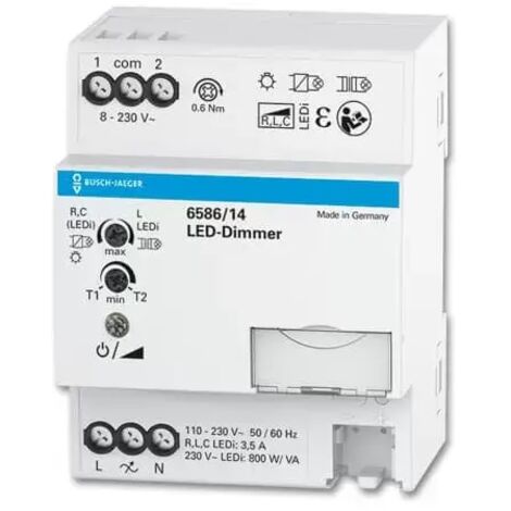 Busch-Jaeger 6586/14  Busch-Dimmer® REG, LED, 20-800 W