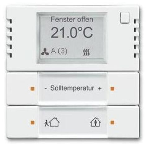 Busch-Jaeger Bedienelement 2/4-fach m.RTR,studioweiß 6128/28-84
