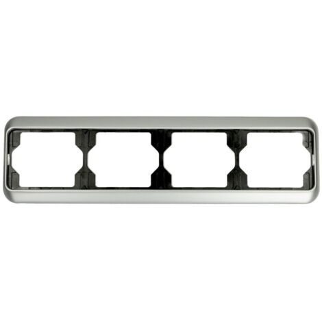Busch-Jaeger Cadre de recouvrement 4 fois titane - alpha nea® (1724-266), 2CKA001754A4396