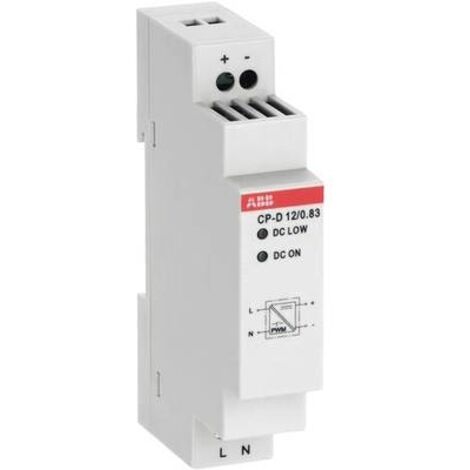 Busch-Jaeger Fuente de alimentación, Entrada: 100 ... 240 V AC Salida: 24 V DC/0,42 A (CP-D 24/0.42), 1SVR427041R0000