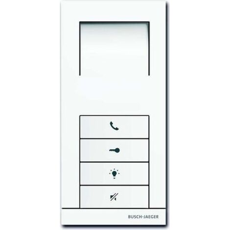 Busch-Jaeger Interphone Audio Standard Blanc 81x175x22 mm