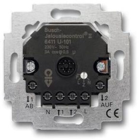 Busch-Jaeger Jalousiecontrol-Einsatz 2Schliesser 3A 690VA 6411 U-101