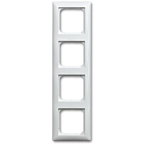 BUSCH-JAEGER MARCO DE 4 COMPARTIMENTO 1724  914 ALPINWEIß BUSCH DE BALANCE SI MARCO PARA INTERRUPTORES 4011395191590