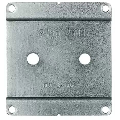 Busch-Jaeger Montageplatte 1-fach 2609 WS