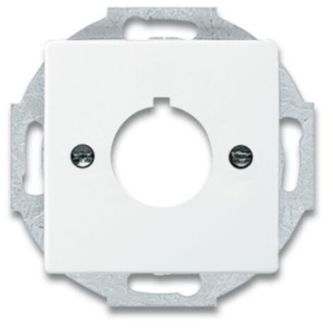 Busch-Jaeger Plaque centrale appareils de commande 1-gang blanc studio - Plattform 63 (2533-84), 2CKA001724A4256