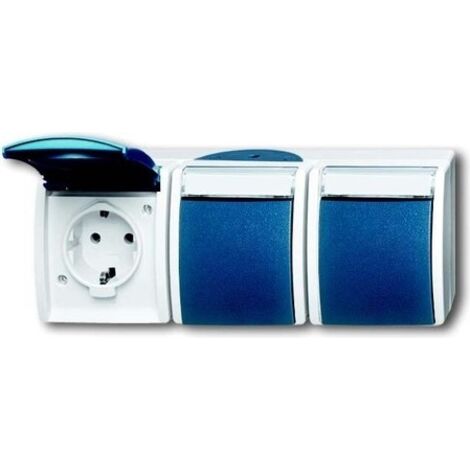 Busch-Jaeger presa Schuko tripla oceano 2300/3EWN-53