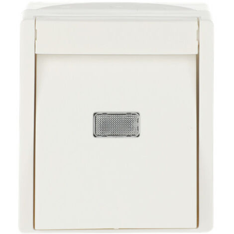 Jung ES2990KO5 Interruttore A Bilanciere Con Conduttore Luminoso – Serie LS, Acciaio Inox 70x70mm, IP44