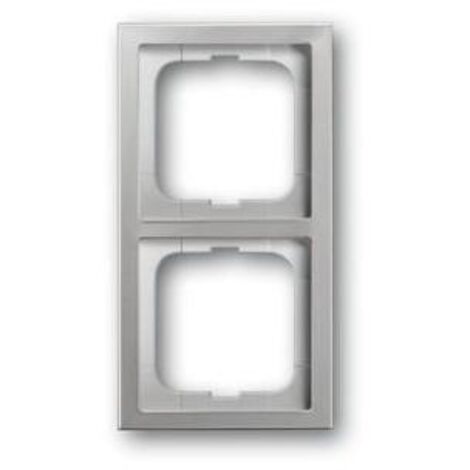 Busch-Jaeger Rahmen 2-fach pur edelstahl 1722-866K