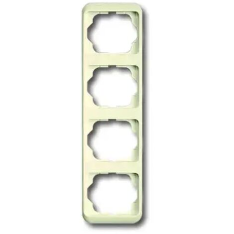 Busch-Jaeger Rahmen 4-fach elf/ws, senkr. alpha 1734-22G