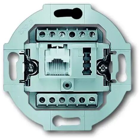 Busch-Jaeger UAE 86TAE 6 F+N  UAE 8(6)/TAE 6F+N - Anschlussdose 2 x 6-polig