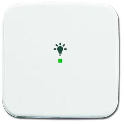 BUSCH-JAEGER Wippe 6231-10-214, Symbol Licht, free@home, alpinweiß
