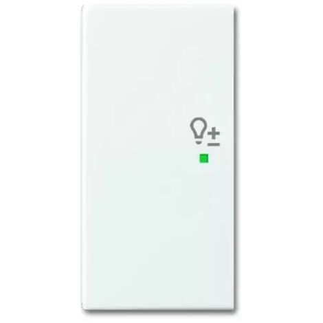 BUSCH-JAEGER Wippe 6234-21-914, 2-fach L, Dimmer, free@home, alpinweiß
