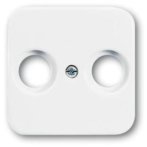 Busch-Jaeger Zentralscheibe aws f.Antennendose 2Loch 2531-214