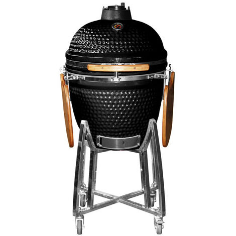 Buschbeck Keramikgrill Kamado XL Ø47cm BBQ Grill Holzkohlegrill Outdoor Smoker