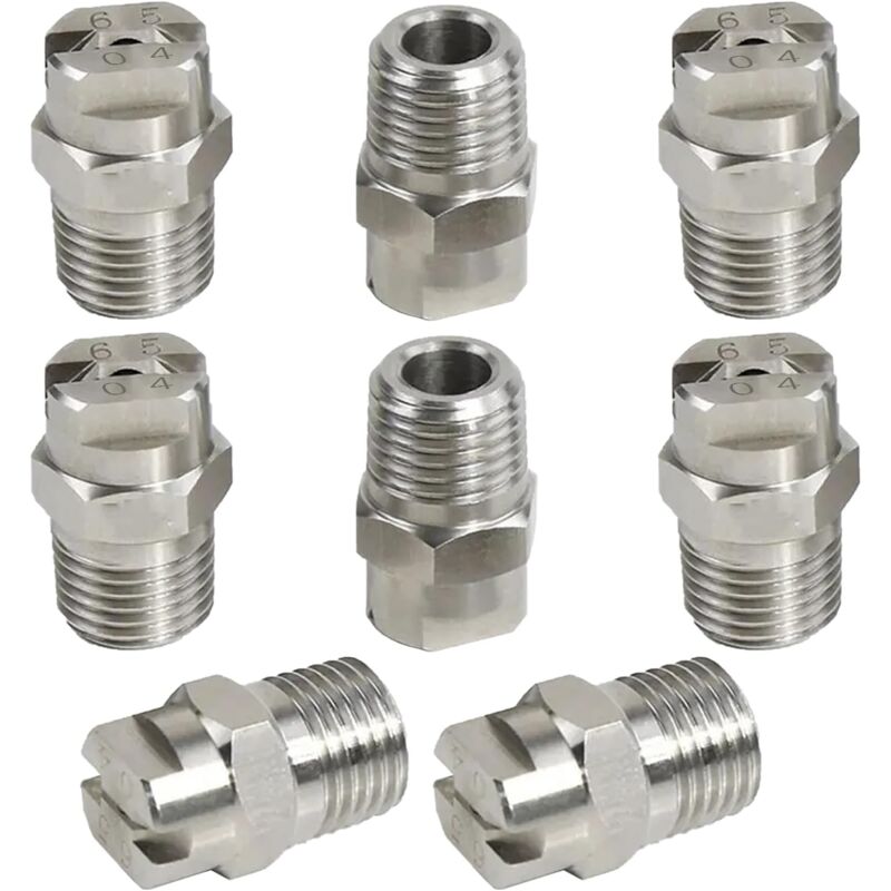 Buse à secteurs en acier inoxydable 2 fils externes, lavage par pulvérisation, 2 min 6504