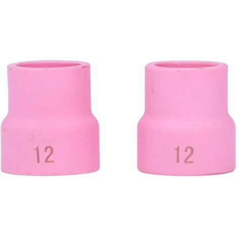 Buse Céramique Rose 12/14 pour Soudage TIG, Pièces Torches WP9 à WP26